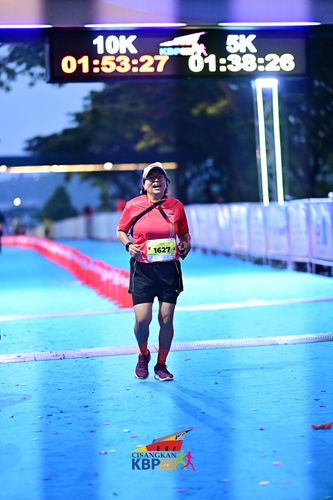 Race photo from CISANGKAN KBP CITY RUN 2025