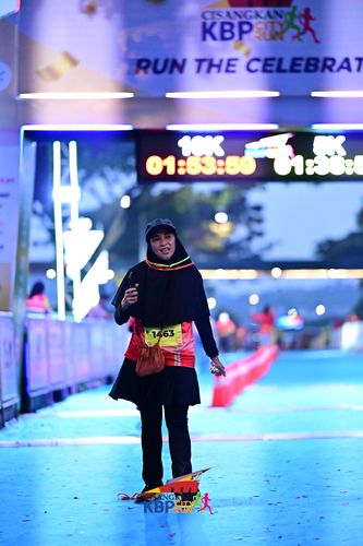 Race photo from CISANGKAN KBP CITY RUN 2025
