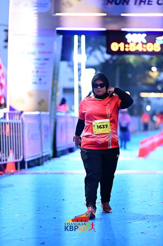 Race photo from CISANGKAN KBP CITY RUN 2025