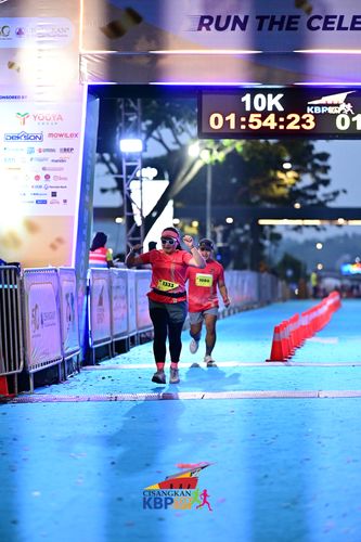 Race photo from CISANGKAN KBP CITY RUN 2025