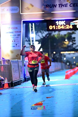 Race photo from CISANGKAN KBP CITY RUN 2025