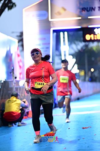 Race photo from CISANGKAN KBP CITY RUN 2025