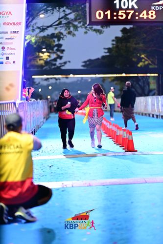 Race photo from CISANGKAN KBP CITY RUN 2025