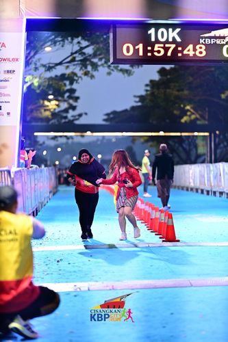 Race photo from CISANGKAN KBP CITY RUN 2025
