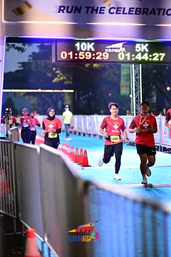 Race photo from CISANGKAN KBP CITY RUN 2025