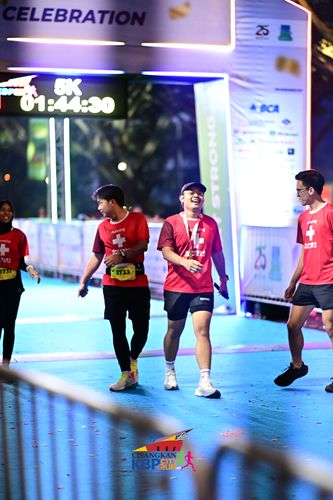 Race photo from CISANGKAN KBP CITY RUN 2025