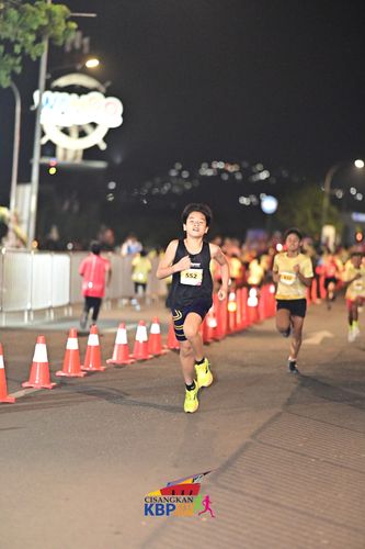 Race photo from CISANGKAN KBP CITY RUN 2025