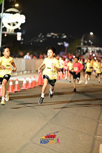 Race photo from CISANGKAN KBP CITY RUN 2025