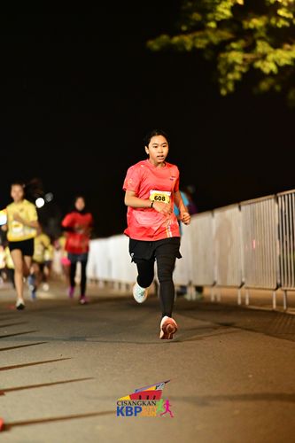 Race photo from CISANGKAN KBP CITY RUN 2025