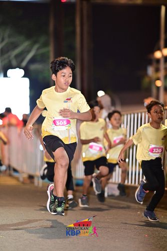 Race photo from CISANGKAN KBP CITY RUN 2025
