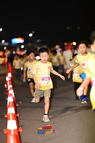 Race photo from CISANGKAN KBP CITY RUN 2025