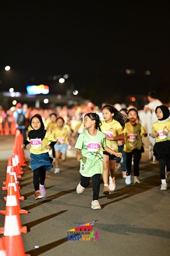 Race photo from CISANGKAN KBP CITY RUN 2025