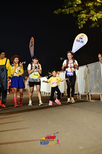 Race photo from CISANGKAN KBP CITY RUN 2025