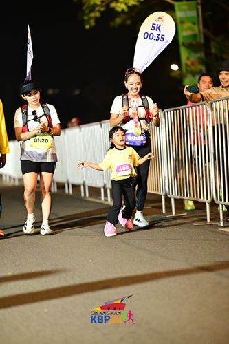 Race photo from CISANGKAN KBP CITY RUN 2025