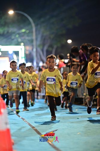 Race photo from CISANGKAN KBP CITY RUN 2025
