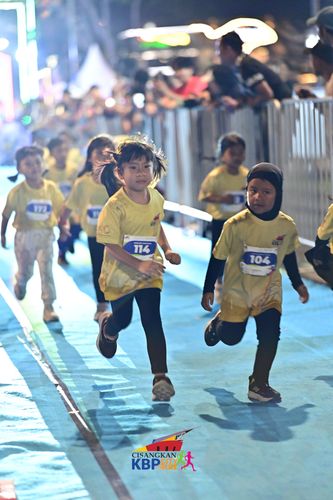 Race photo from CISANGKAN KBP CITY RUN 2025