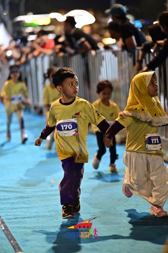 Race photo from CISANGKAN KBP CITY RUN 2025