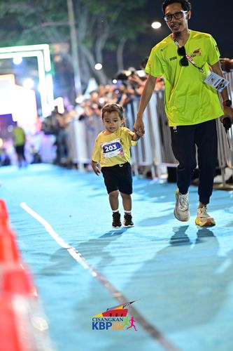 Race photo from CISANGKAN KBP CITY RUN 2025