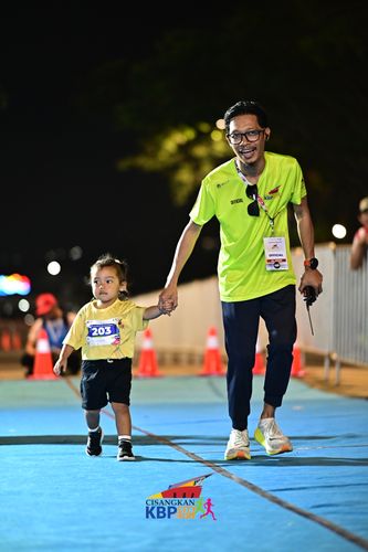 Race photo from CISANGKAN KBP CITY RUN 2025