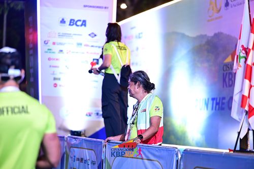 Race photo from CISANGKAN KBP CITY RUN 2025