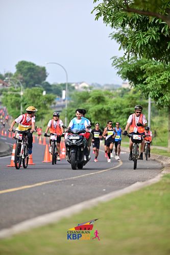 Race photo from CISANGKAN KBP CITY RUN 2025