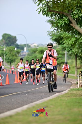 Race photo from CISANGKAN KBP CITY RUN 2025