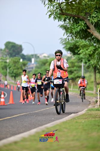 Race photo from CISANGKAN KBP CITY RUN 2025