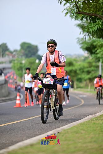 Race photo from CISANGKAN KBP CITY RUN 2025