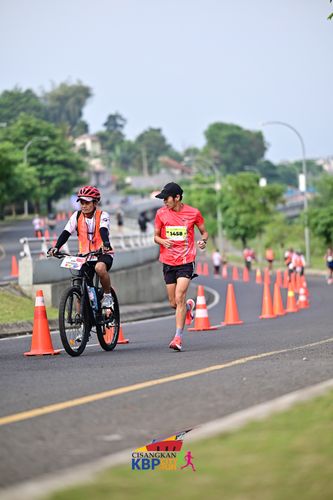 Race photo from CISANGKAN KBP CITY RUN 2025