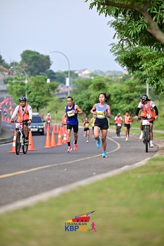 Race photo from CISANGKAN KBP CITY RUN 2025