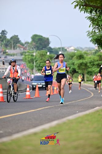 Race photo from CISANGKAN KBP CITY RUN 2025