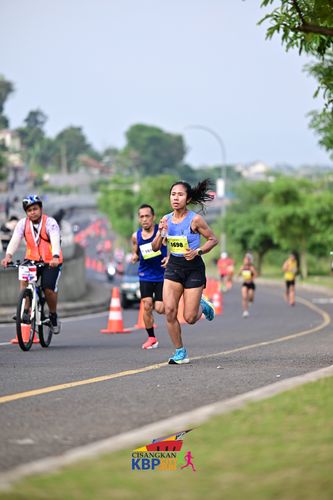 Race photo from CISANGKAN KBP CITY RUN 2025