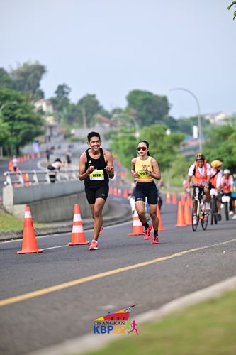 Race photo from CISANGKAN KBP CITY RUN 2025