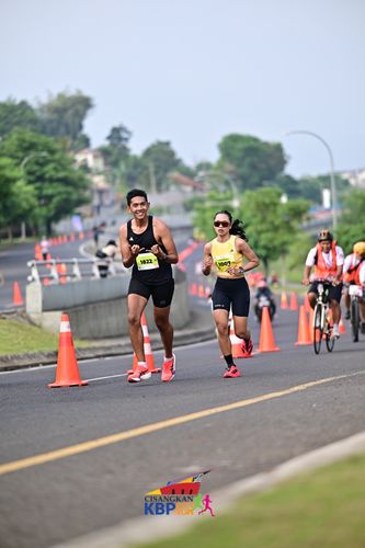Race photo from CISANGKAN KBP CITY RUN 2025