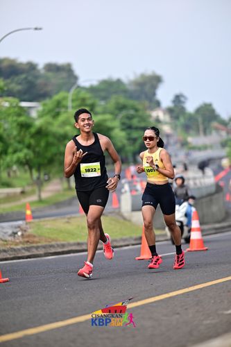 Race photo from CISANGKAN KBP CITY RUN 2025