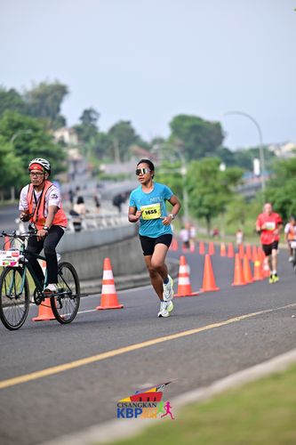 Race photo from CISANGKAN KBP CITY RUN 2025