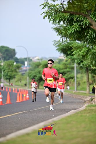 Race photo from CISANGKAN KBP CITY RUN 2025