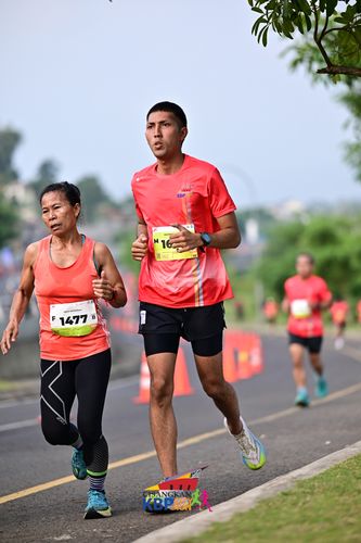 Race photo from CISANGKAN KBP CITY RUN 2025
