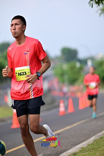 Race photo from CISANGKAN KBP CITY RUN 2025