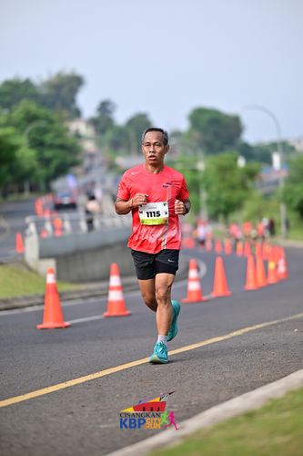 Race photo from CISANGKAN KBP CITY RUN 2025