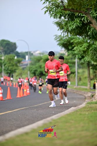 Race photo from CISANGKAN KBP CITY RUN 2025