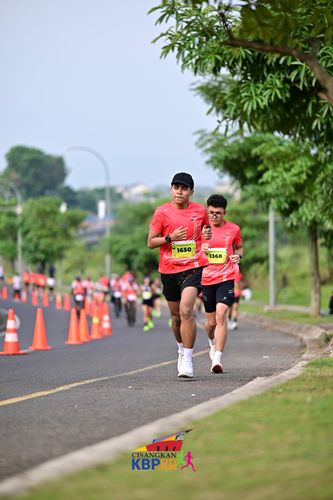 Race photo from CISANGKAN KBP CITY RUN 2025
