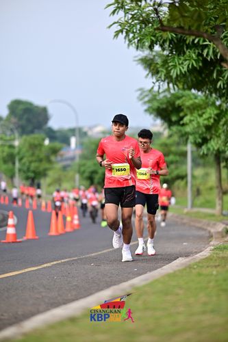 Race photo from CISANGKAN KBP CITY RUN 2025