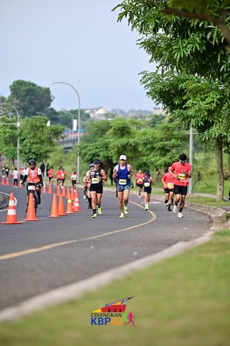 Race photo from CISANGKAN KBP CITY RUN 2025
