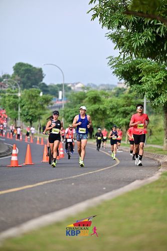 Race photo from CISANGKAN KBP CITY RUN 2025
