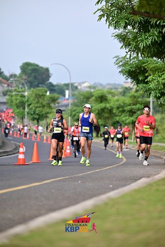 Race photo from CISANGKAN KBP CITY RUN 2025