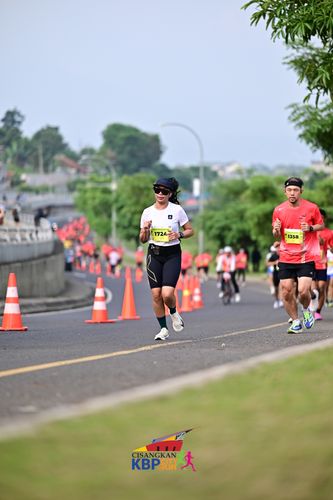 Race photo from CISANGKAN KBP CITY RUN 2025