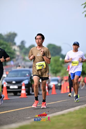 Race photo from CISANGKAN KBP CITY RUN 2025
