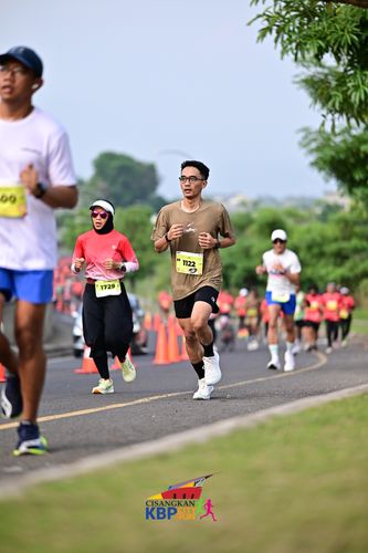 Race photo from CISANGKAN KBP CITY RUN 2025