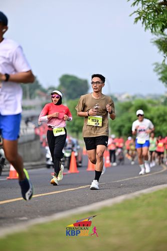Race photo from CISANGKAN KBP CITY RUN 2025